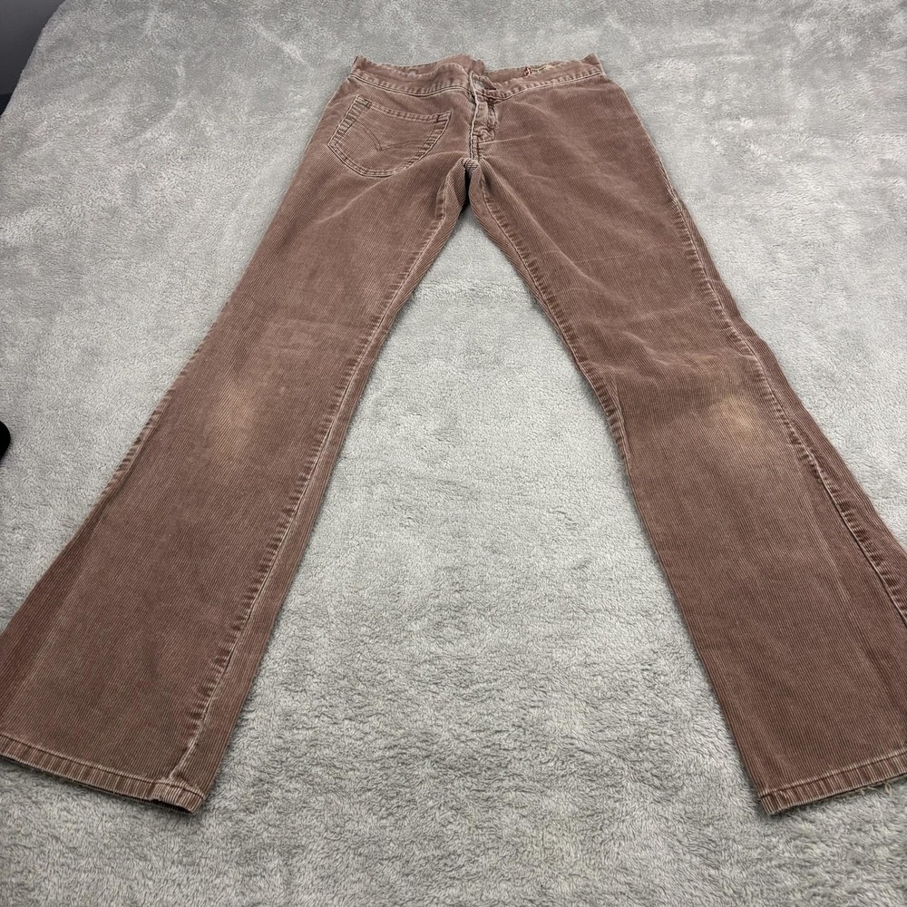 VTG‎ Y2K Levi's Red Tab Corduroy  Pants Womens 29x30 Brown Low Rise Flare Leg